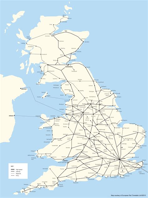 Types of trains in Britain regular & high-speed. . Rail map uk